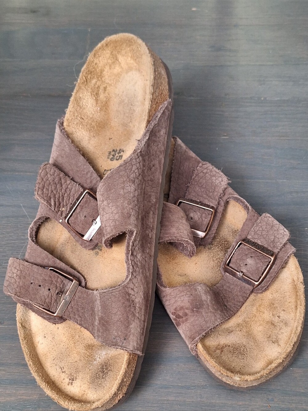 Birkenstock Arizona Sandal – Desert Buck Roast Nubuck Leather 45 / 12